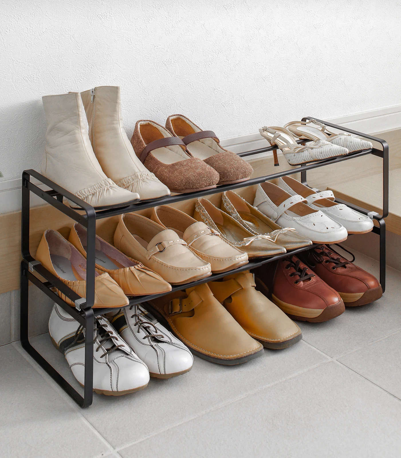 Stackable Shoe Rack (7" H)  - Steel - Image 8