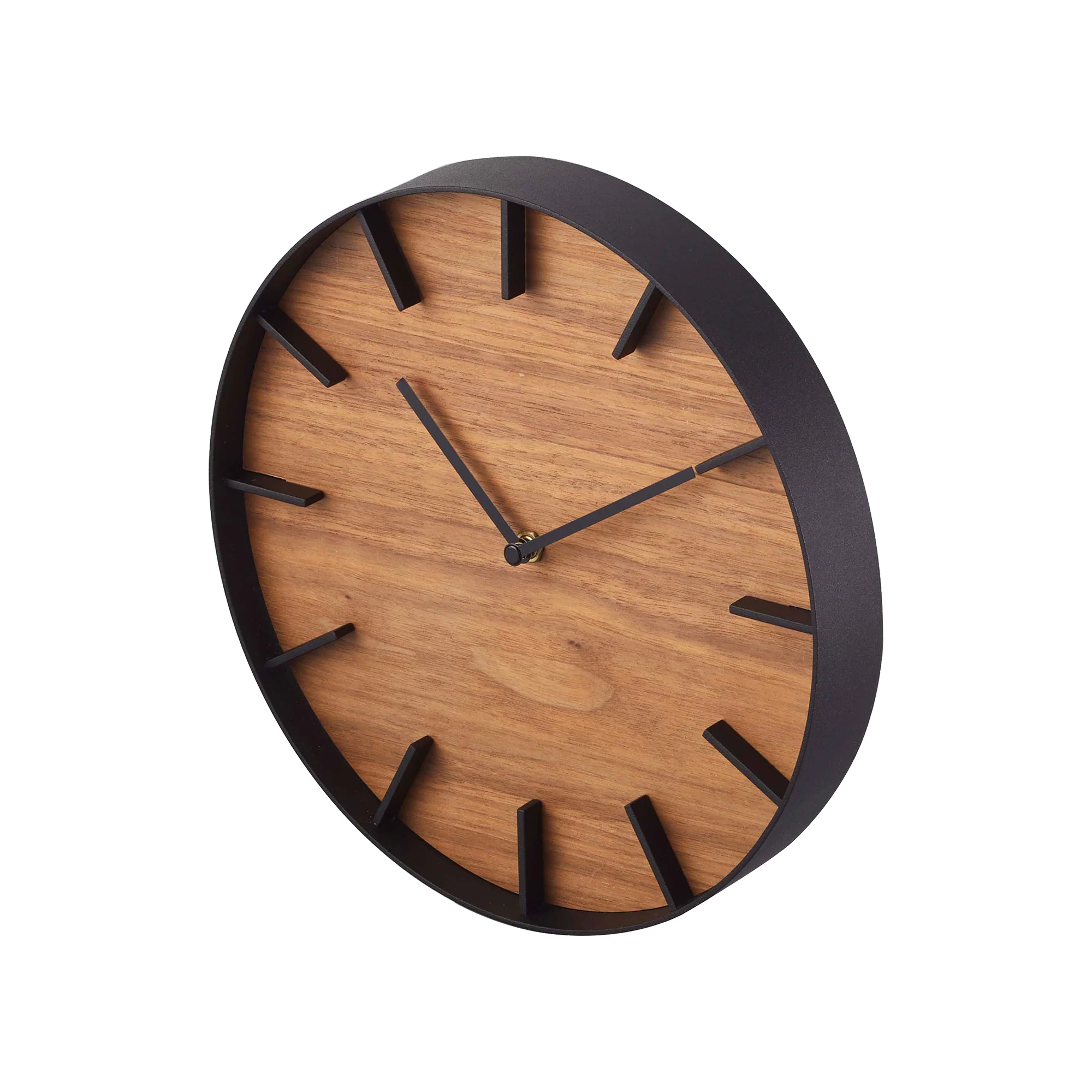 Wall Clock - Steel + Wood - Image 9