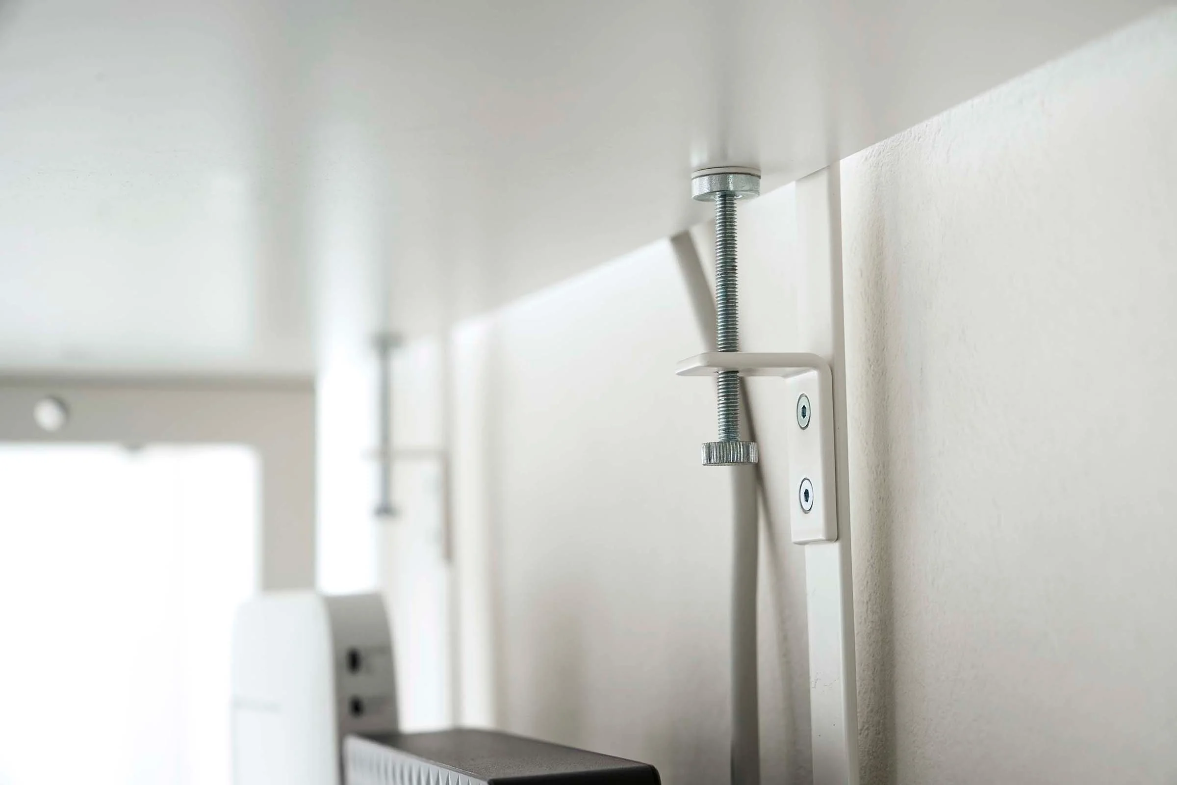 Under-Desk Cable & Router Storage Rack - Steel - Image 4