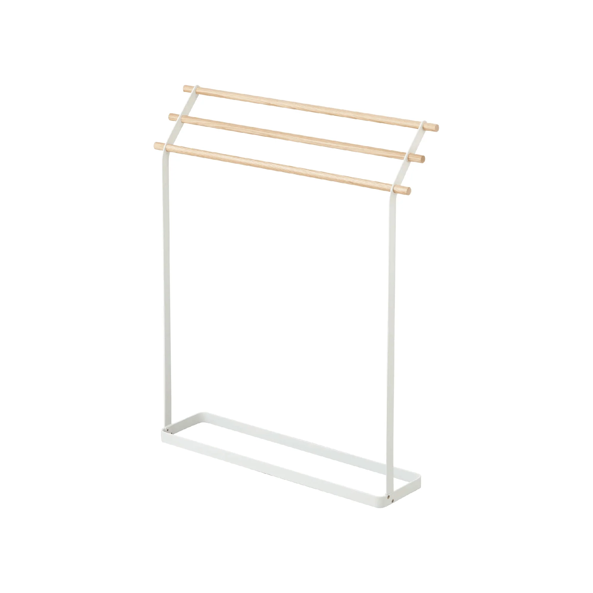 Bath Towel Rack (32" H)  - Steel + Wood - Image 6