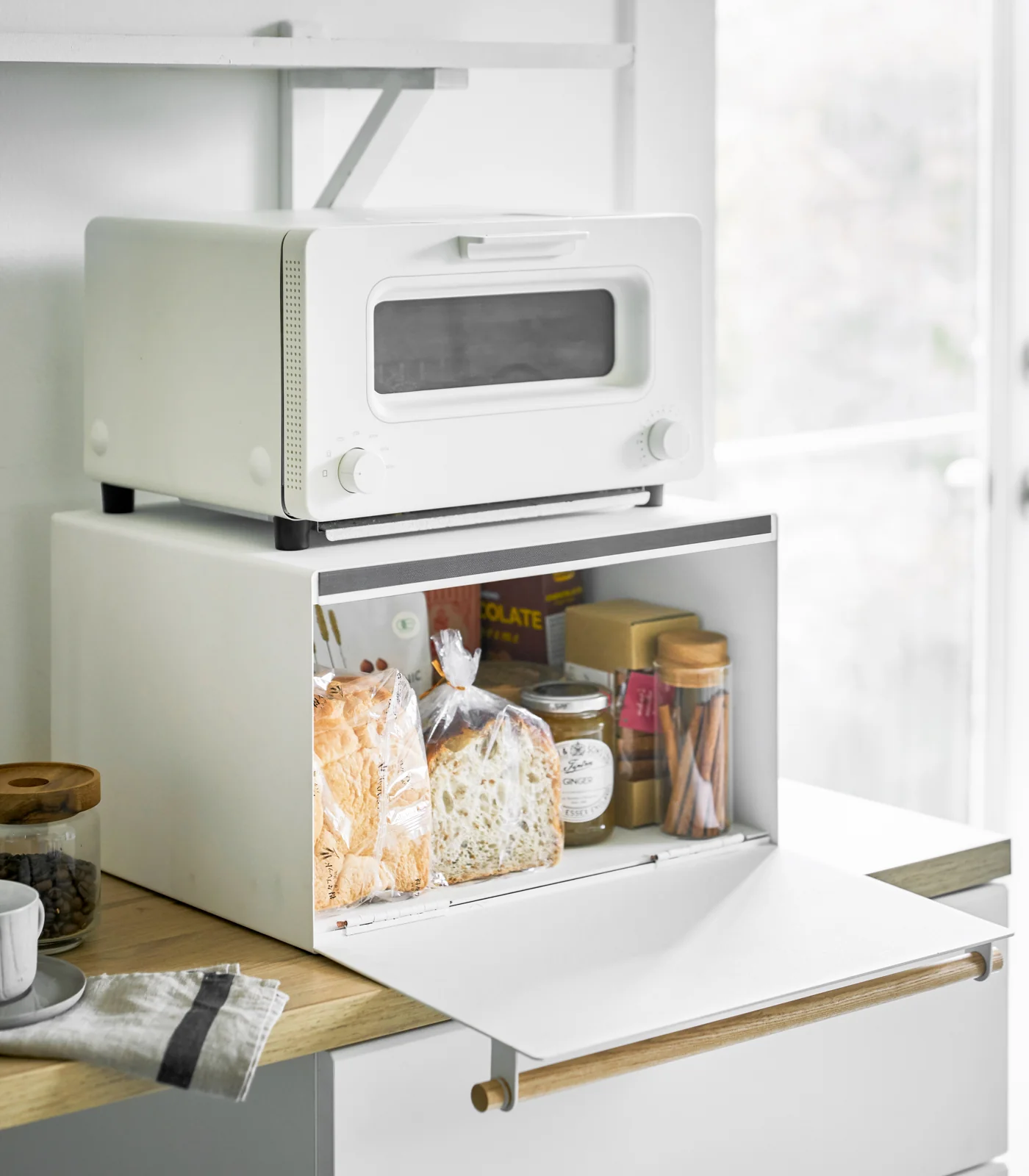 Bread Box - Steel + Wood - Image 3