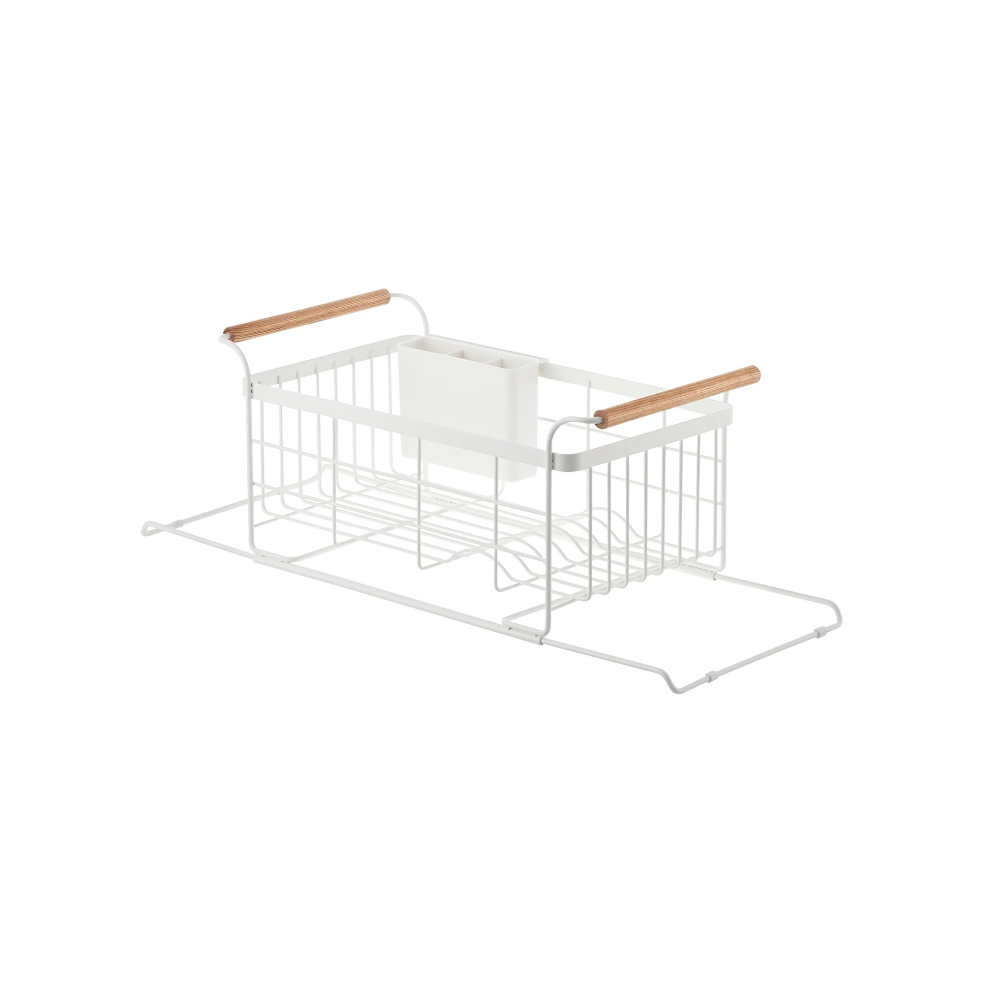 Over-the-Sink Dish Rack - Steel + Wood - Image 7