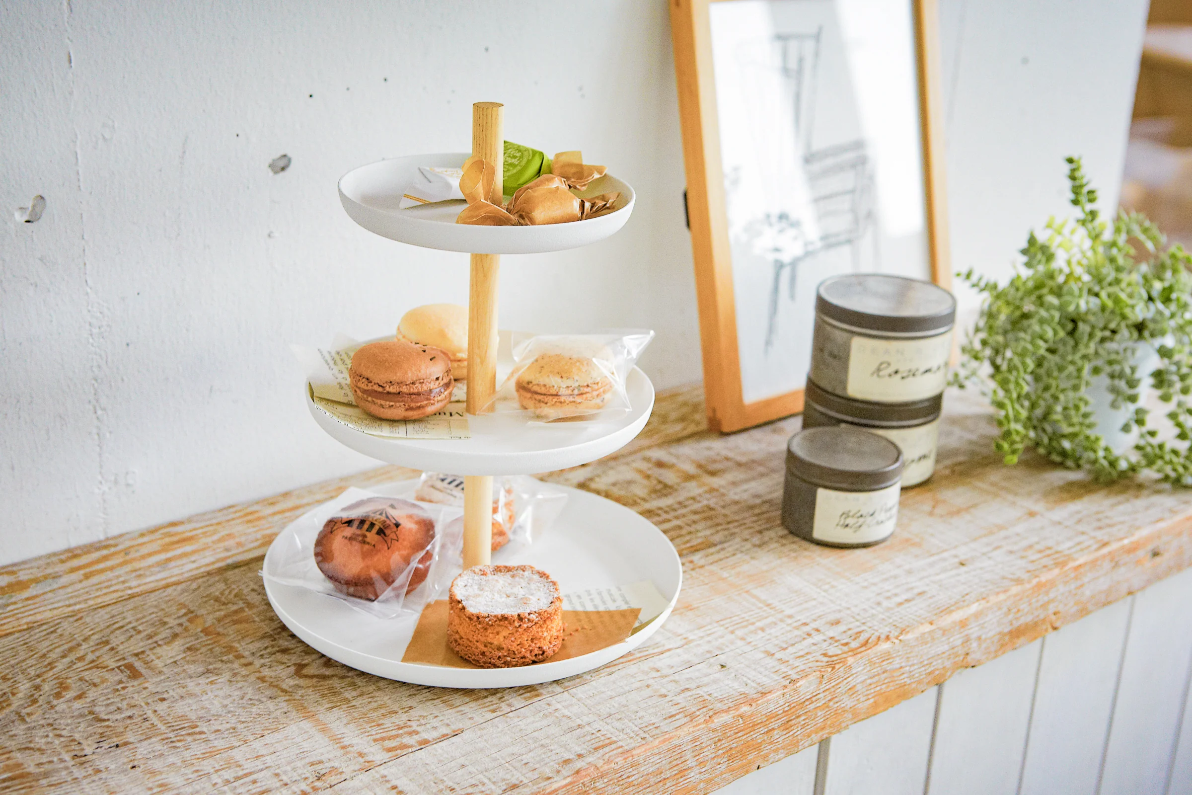 Serving Stand - Steel + Wood - Image 5