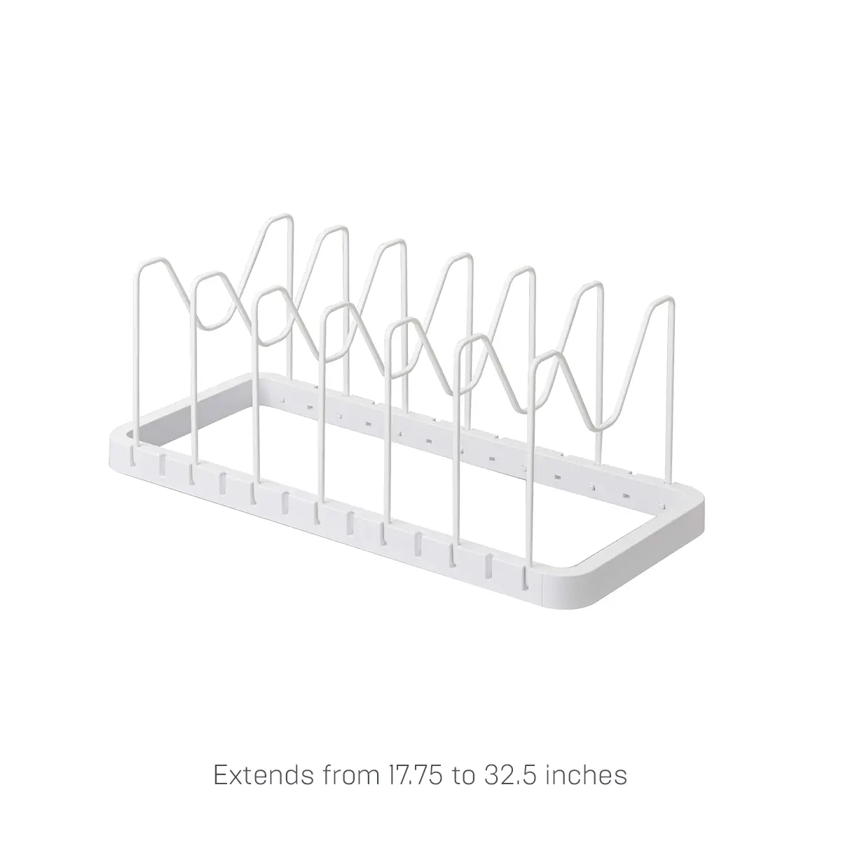 Adjustable Pot Lid Organizer - Steel - Image 10