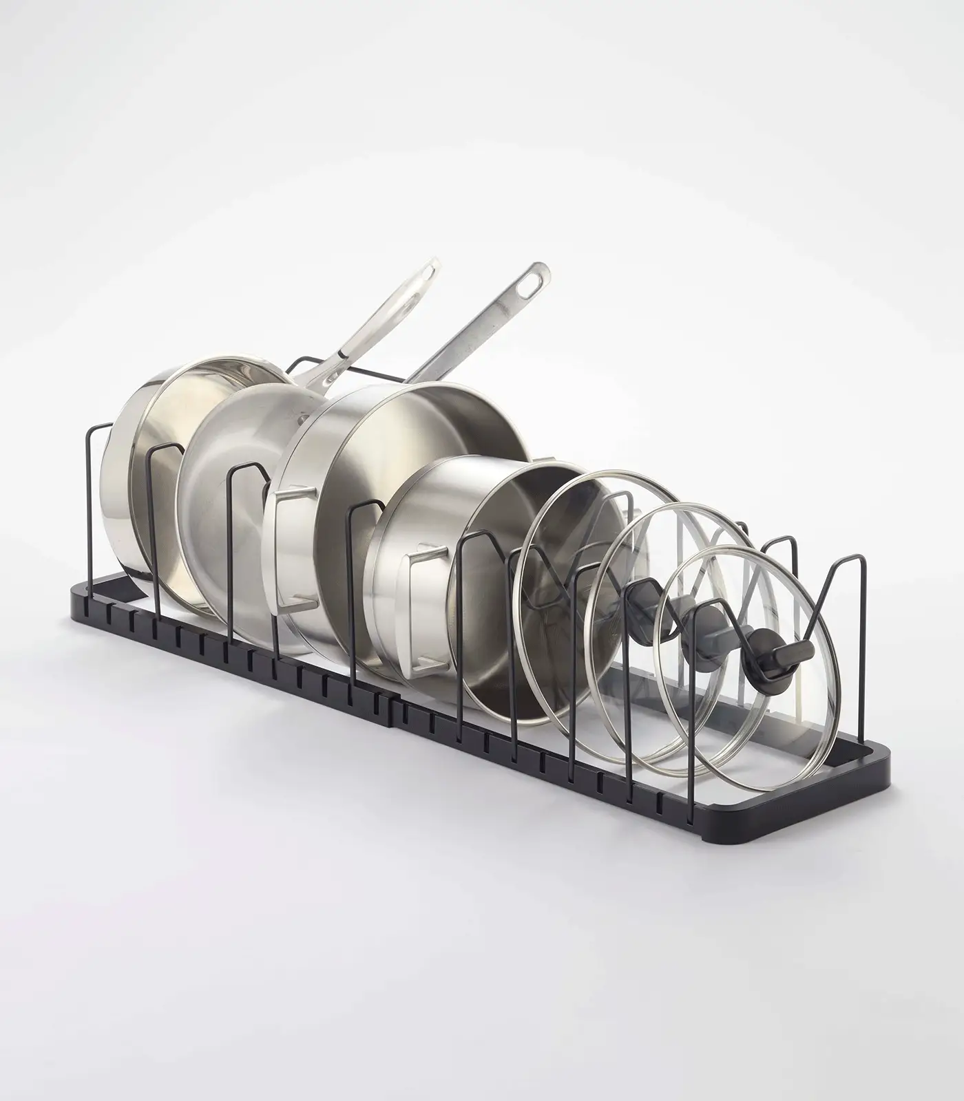 Adjustable Pot Lid Organizer - Steel - Image 13