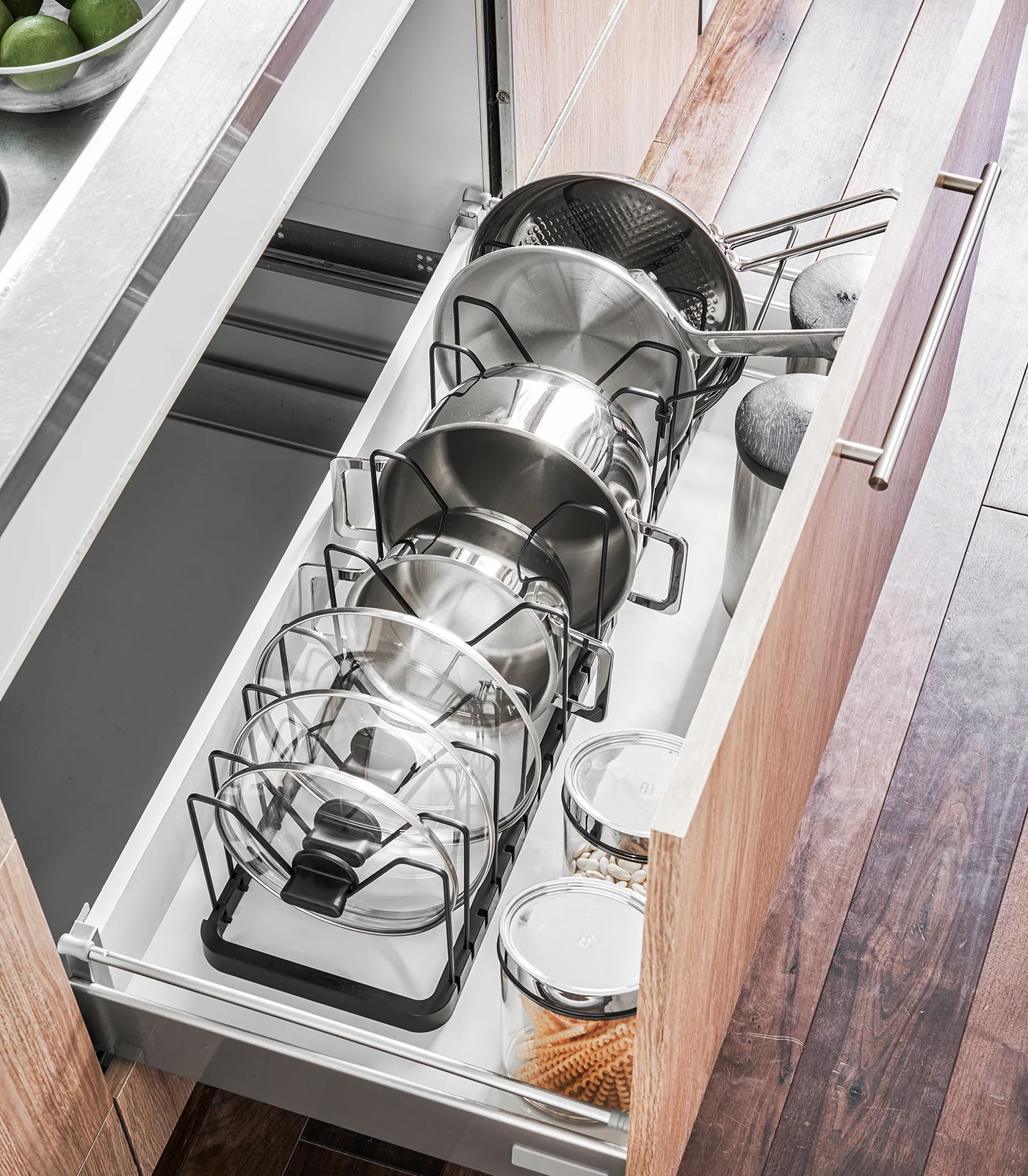 Adjustable Pot Lid Organizer - Steel - Image 14