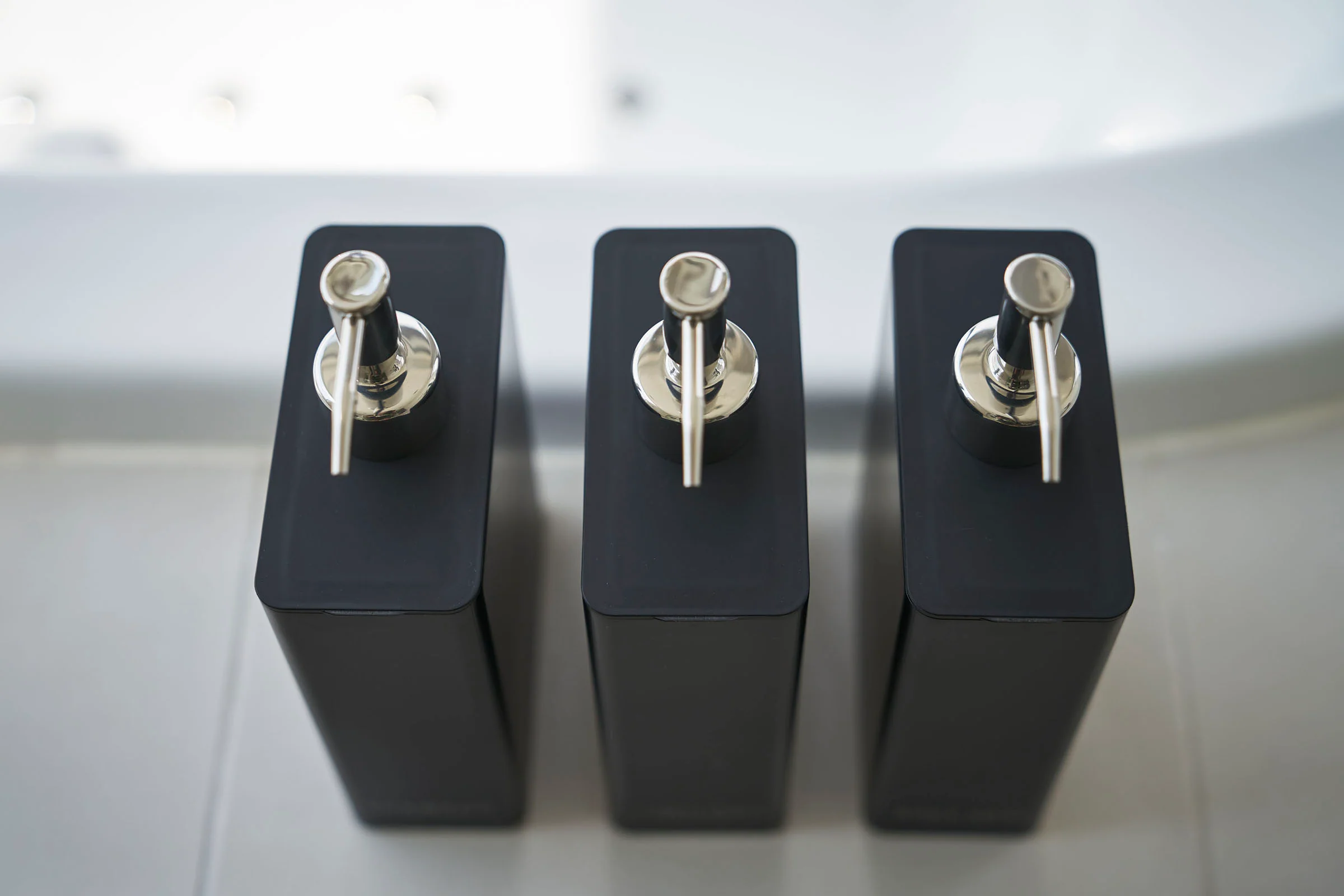 Rectangle Dispenser Bundle - Shampoo, Conditioner, and Body Soap - Image 3