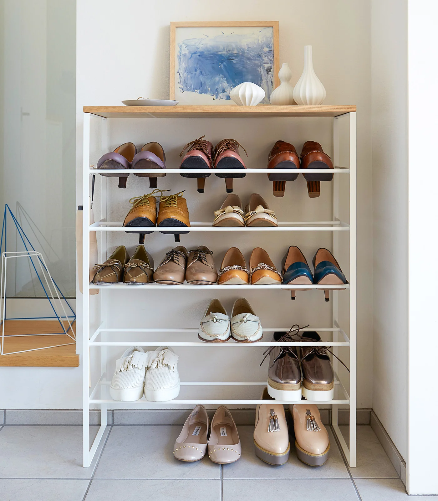 Six-Tier Shoe Rack (34" H)  - Steel - Image 6