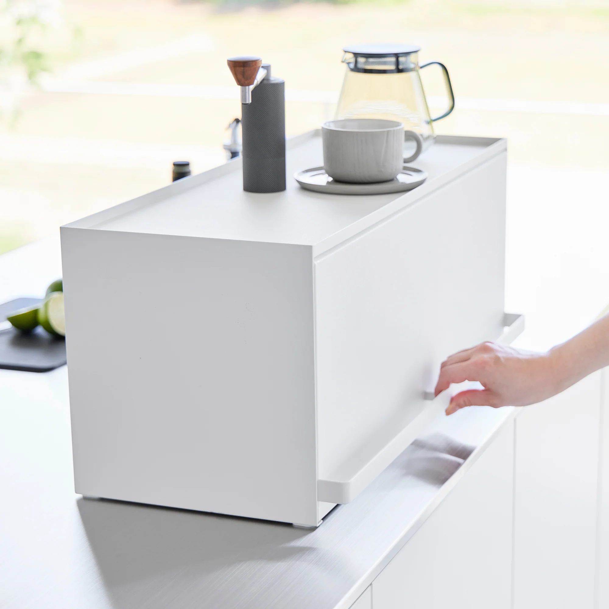 Open-Back Countertop Storage Rack - Steel - Image 4