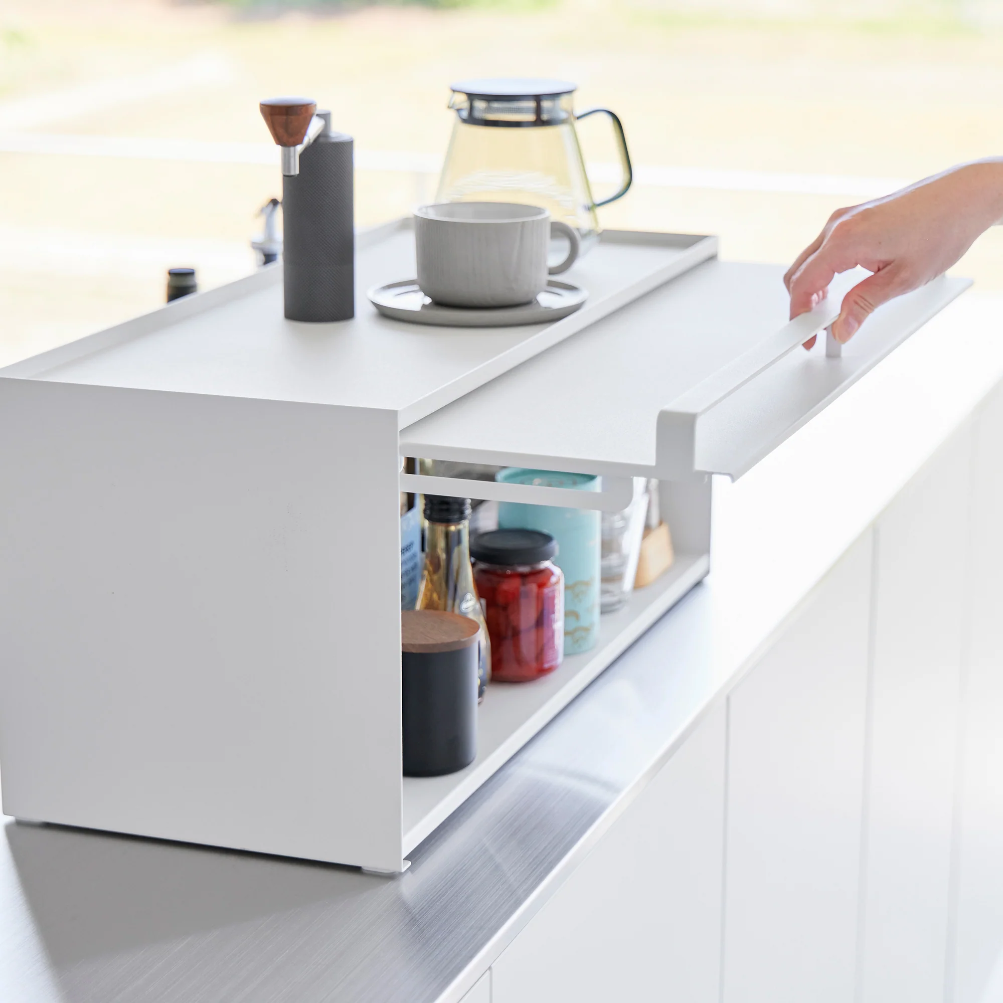 Open-Back Countertop Storage Rack - Steel - Image 5