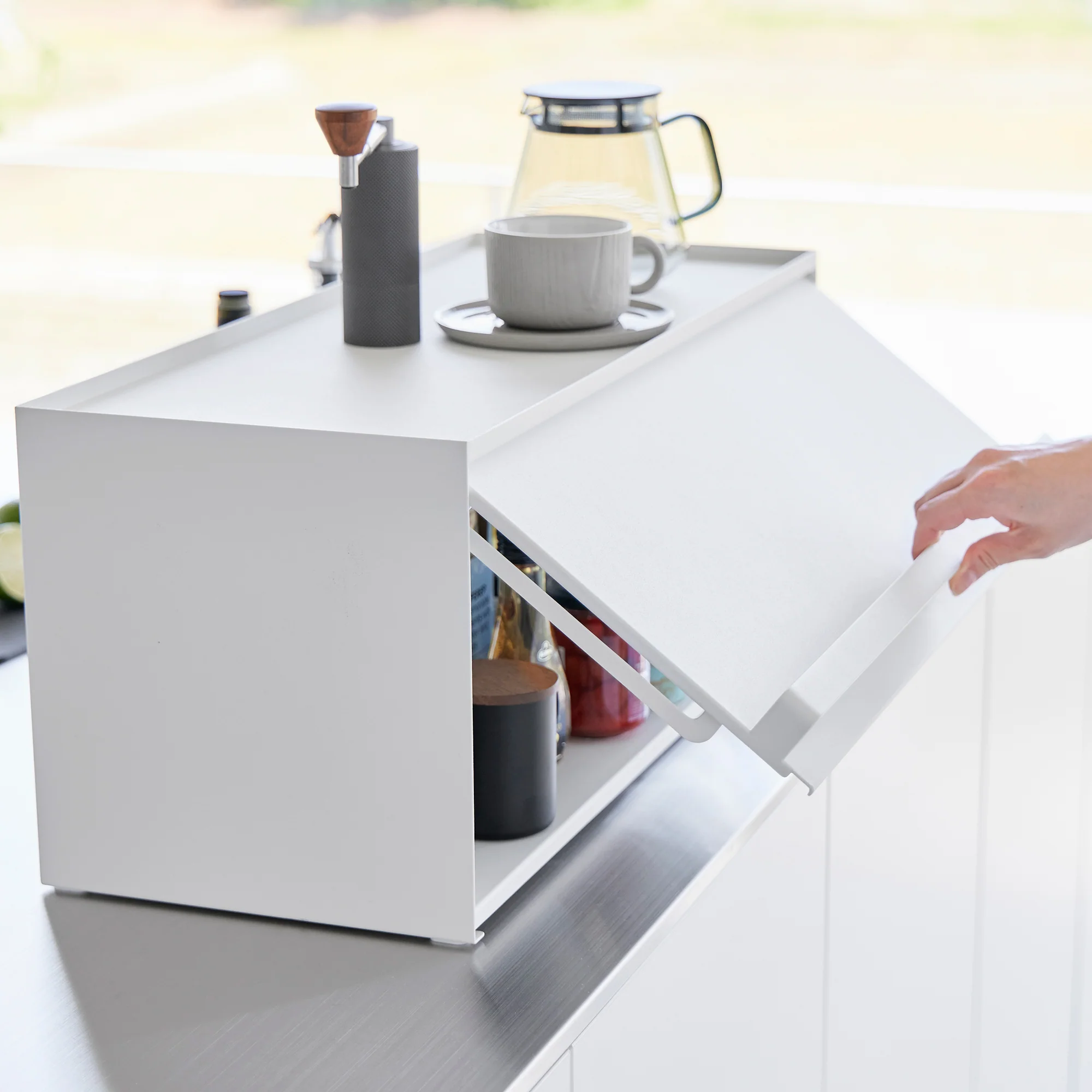 Open-Back Countertop Storage Rack - Steel - Image 6