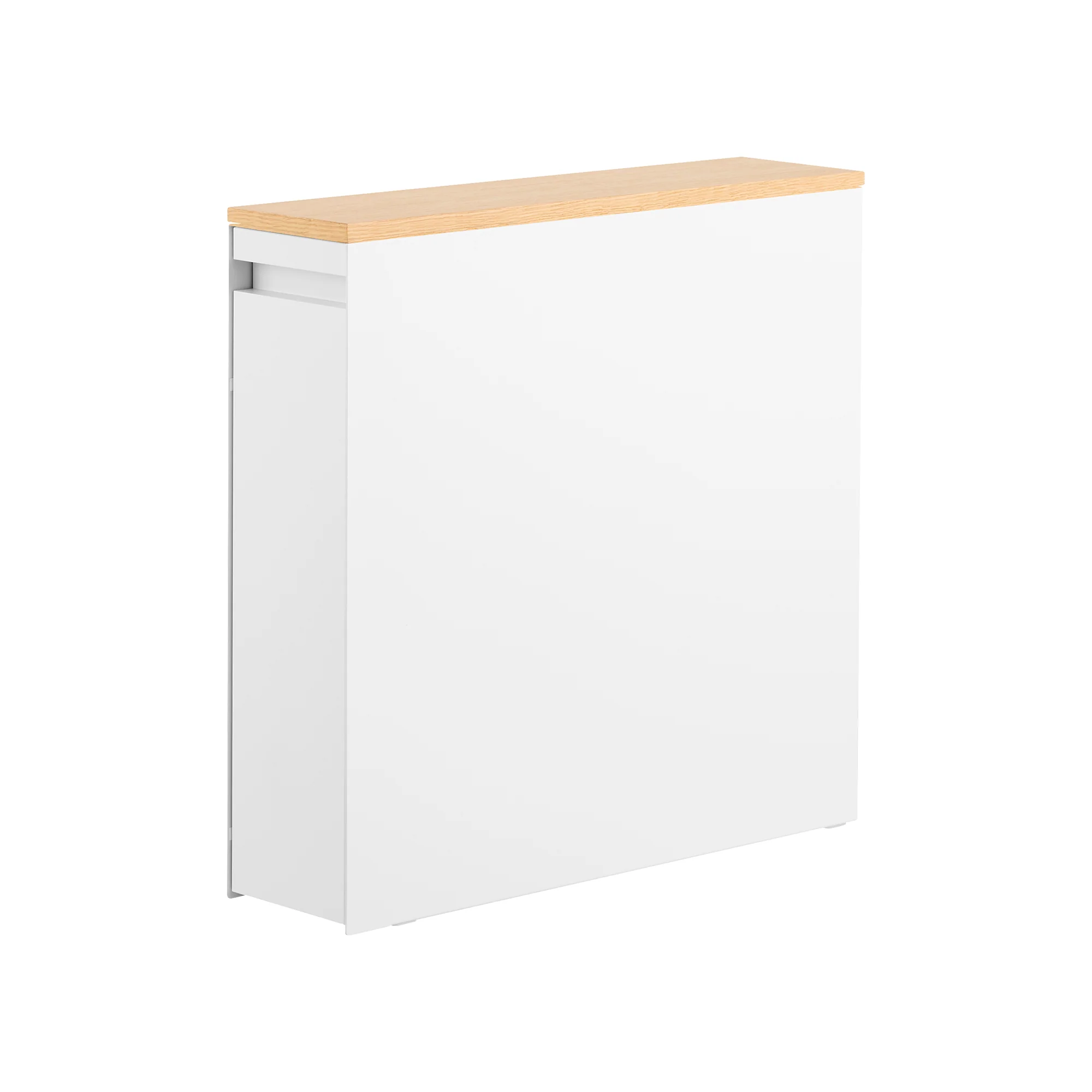 Pull-Out Bathroom Storage Cabinet - Steel + Wood - Image 9