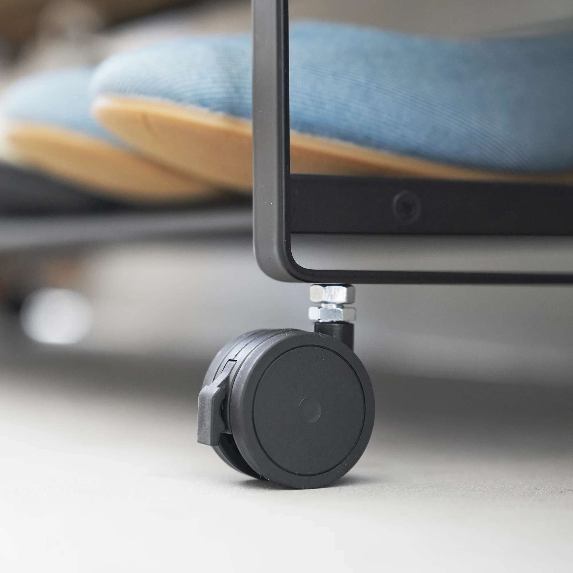 Two-Tier Rolling Shoe Rack (8" H)  - Steel - Image 15