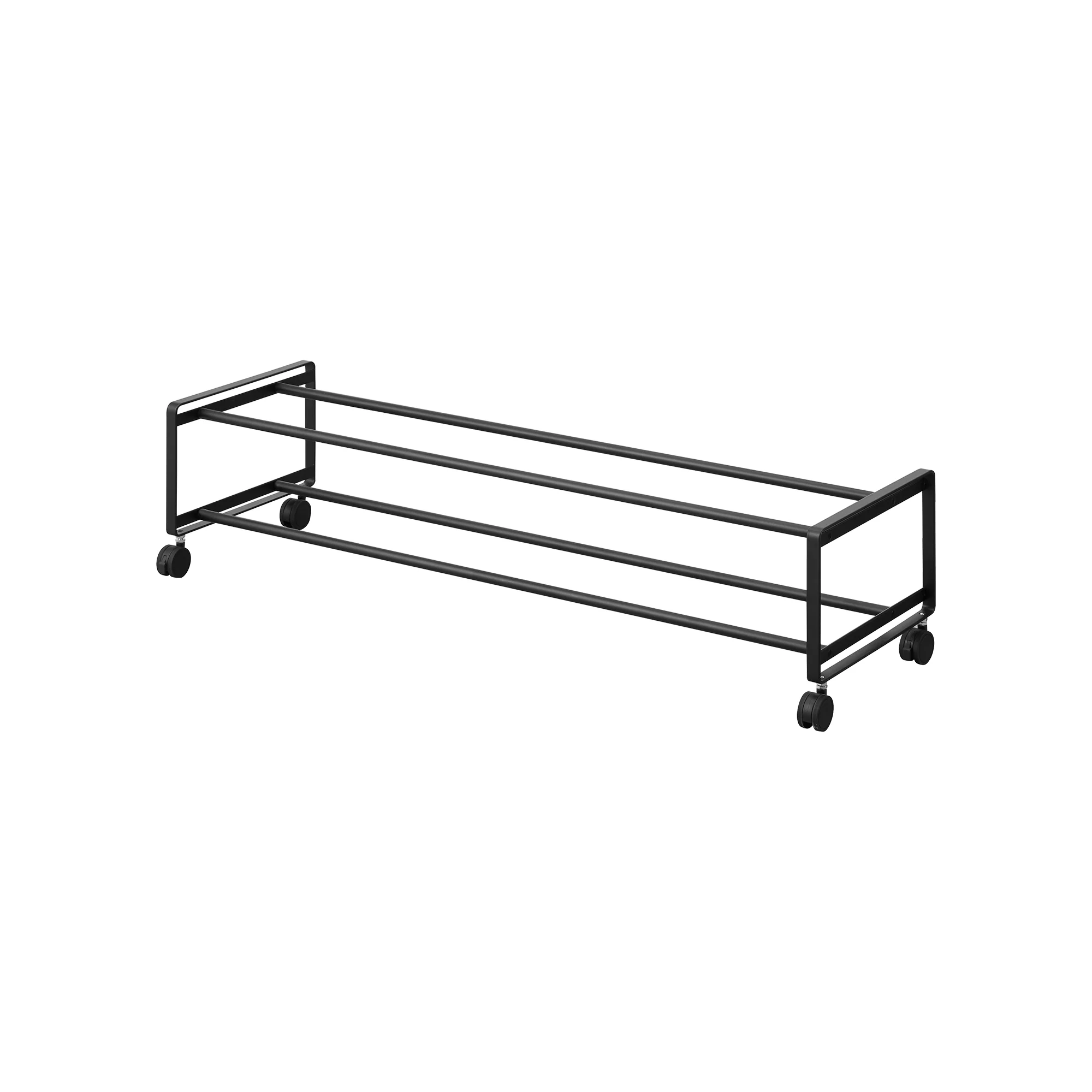 Two-Tier Rolling Shoe Rack (8" H)  - Steel - Image 16