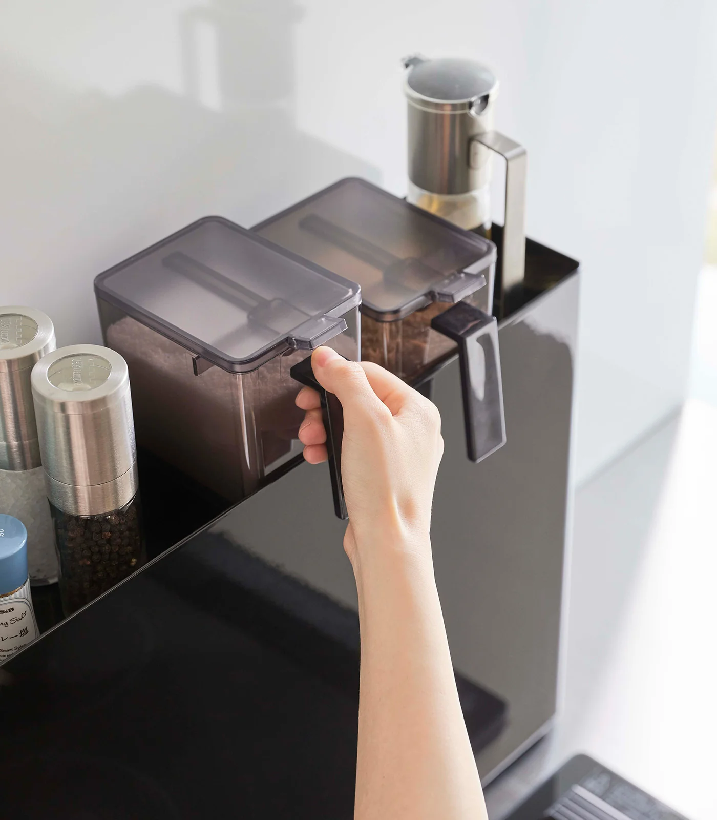 Sliding Drawer Seasoning Rack - Steel - Image 12