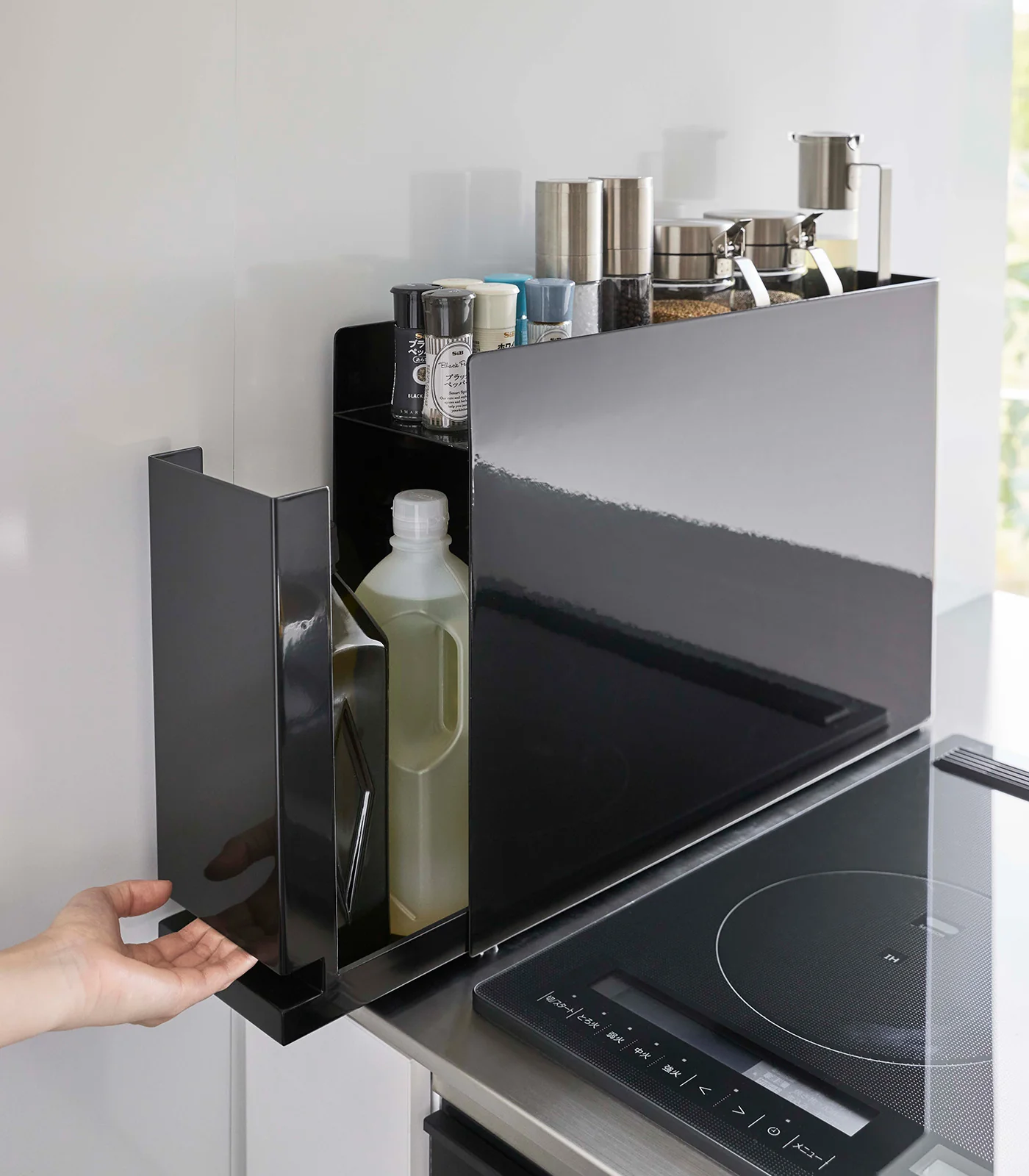 Sliding Drawer Seasoning Rack - Steel - Image 13