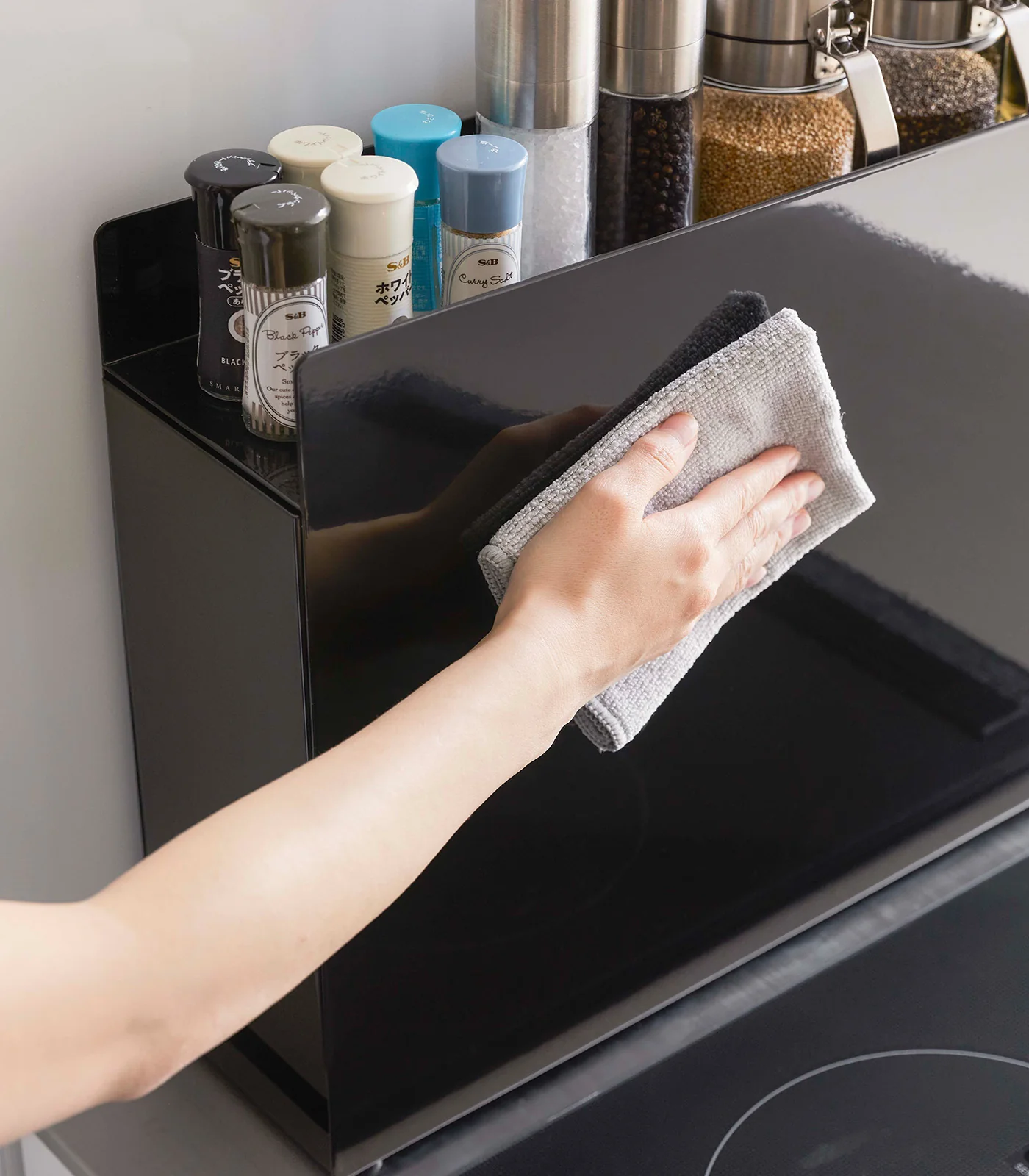 Sliding Drawer Seasoning Rack - Steel - Image 14