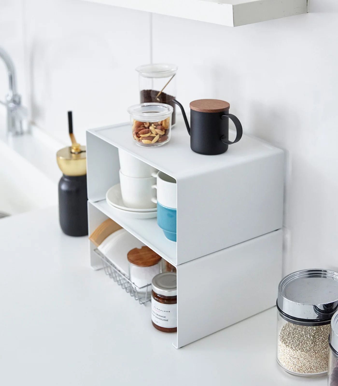 Stackable Countertop Shelf - Two Sizes - Steel - Image 22