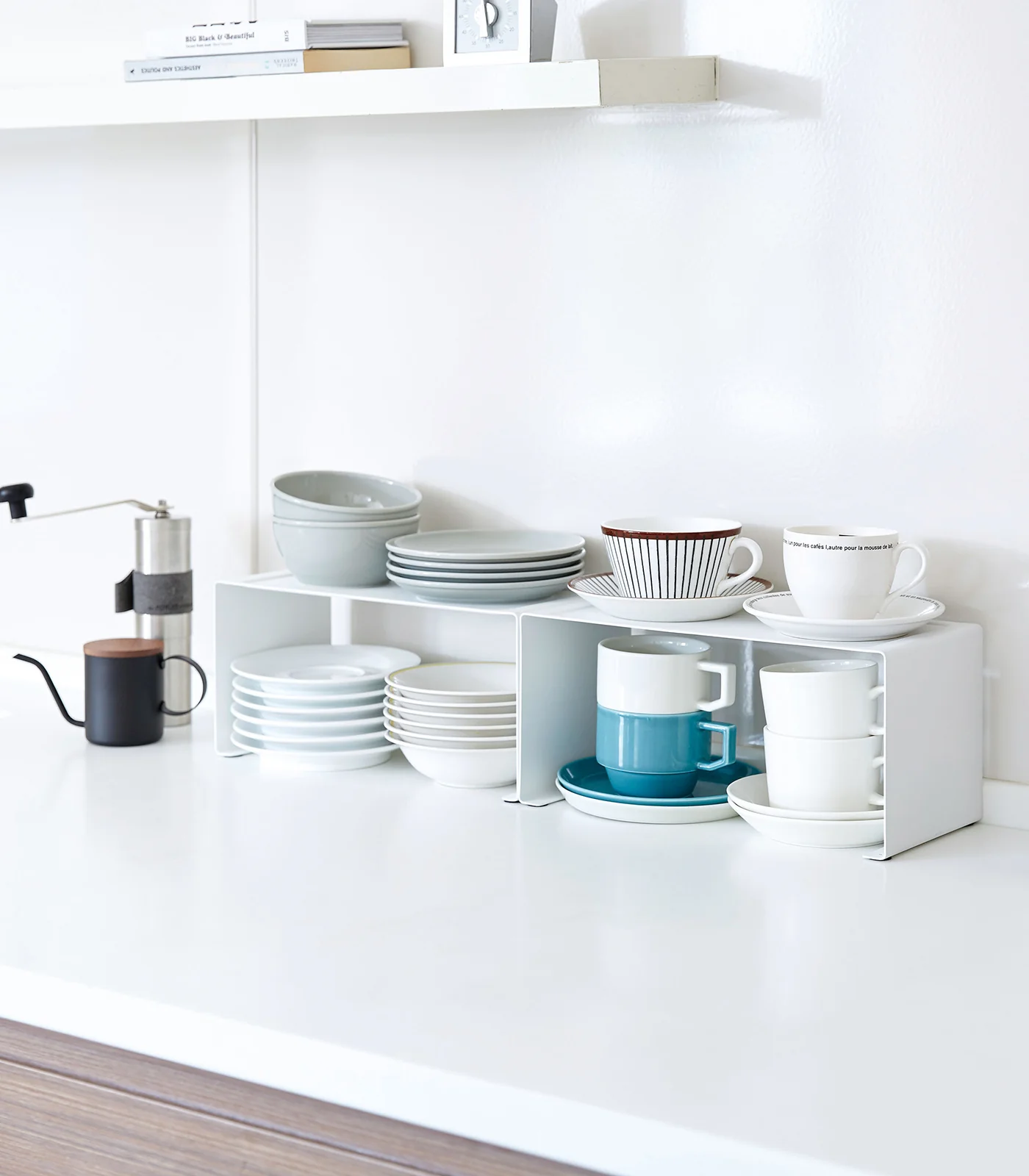 Stackable Countertop Shelf - Two Sizes - Steel - Image 5